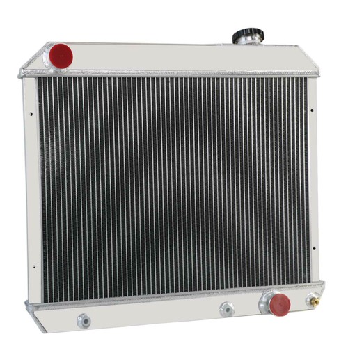 4 ROW ALUMINUM RADIATOR For 1963-1966 1965 CHEVY C10 C20 C30 K10 K20 K30 Truck - Picture 4 of 9