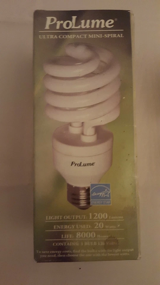 ProLume Lamp Light Bulb 20W 2700K 120V PL20SE/27 PN#109254 1200 Lumens 8000 Hour - Image 4 of 4