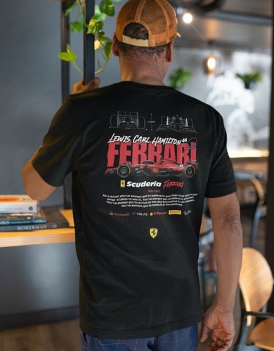 Scuderia 44 T-SHIRT | FERRARI | FORMULA 1 LEWIS HAMILTON - Picture 11 of 28