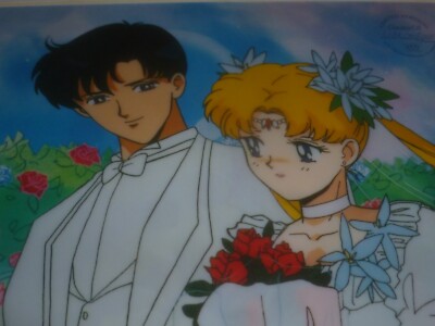SAILOR MOON WEDDING ANIMATION CEL LIMITED EDITION ANIME CHROMA-CEL