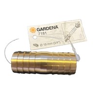Gardena 07181-20 Messing-Reparatur-RöHrchen, FüR 19 Mm (3/4)-SchläUche