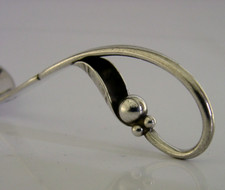 GOOD SIZE GEORG JENSEN STERLING SILVER PATTERN 21 SPOON  1939 ARTS & CRAFTS