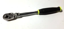 New Snap-on™ 1/4" drive Hi-Viz Yelo Soft Grip Flex Head Ratchet THLF72 THLF72HV