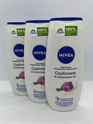 (11,99 /1 L) Nivea Cashmere & Cottonseed Oil 6 x 250 ml Pflegedusche Duschgel