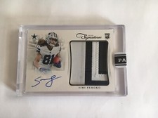 2021 PANINI NFL PRIME SIGNATURES AUTO/PATCH RC SIMI FEHOKO COWBOYS #7 of 10 MADE