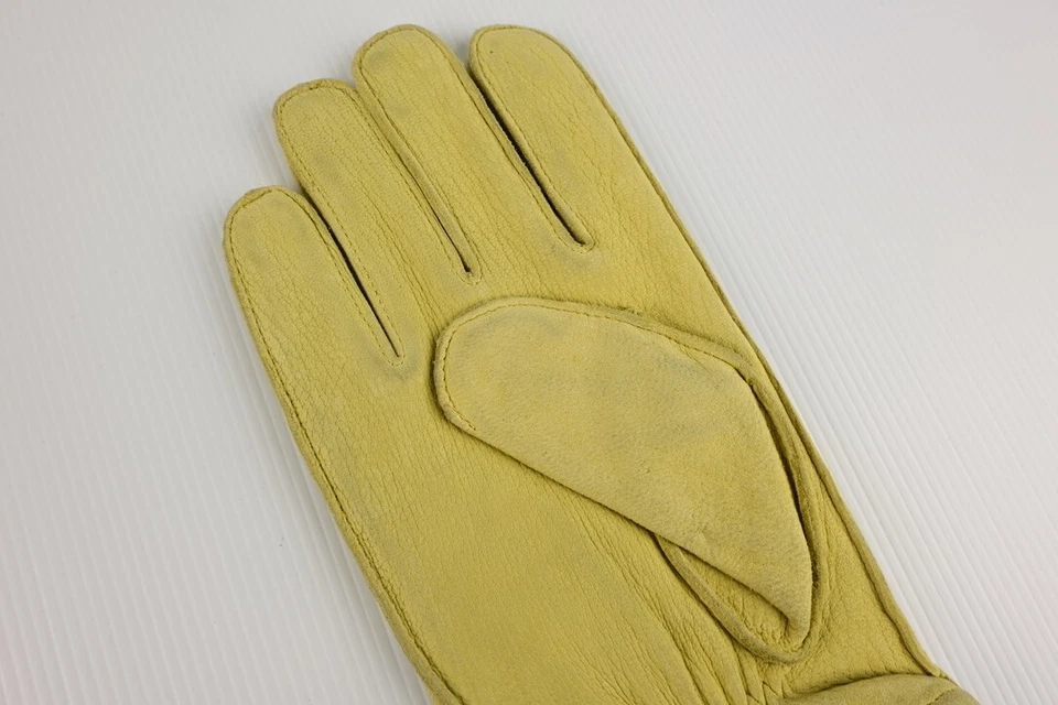 Кожаные полевые перчатки Polo Ralph Lauren желтые размер - M - Изображение 4 из 4