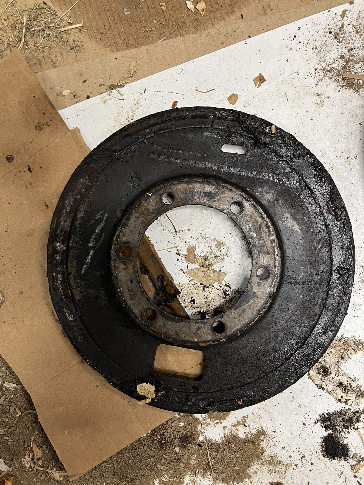 Ford 8N Tractor Rear Brake Drum Dust Shield eBay