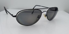 Vintage Calvin Klein 254 Black Pilot Metal Sunglasses Italy FRAMES ONLY