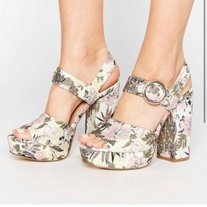 asos white platform sandals