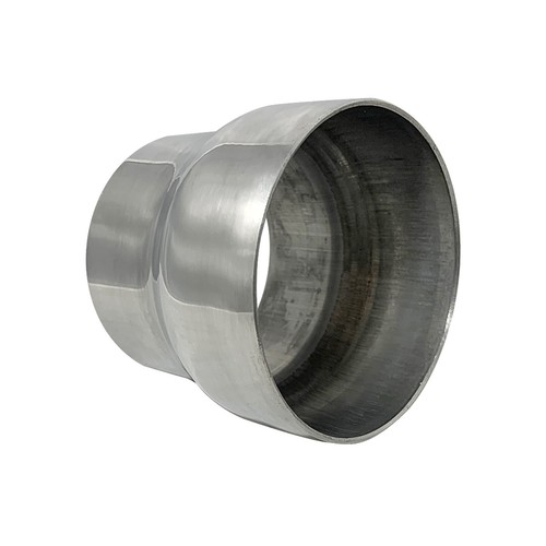 2.0" ID to 2.50" OD Universal T6061 Aluminized Exhaust Pipe Reducer 3.00" Length - Picture 3 of 7