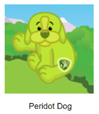 Webkinz Classic Peridot Dog Code Only  messaged 
