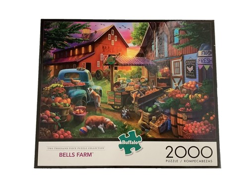 Buffalo Games Puzzle „Merry Mushroom Village Picnic“ – 2000 Teile, 97,8x67,3 Cm, Von Aimee Stewart