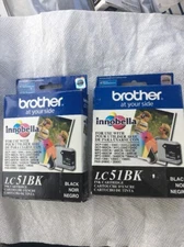 LC51BK Innobella Ink, 500 Page-Yield, Black - Lot Of 2 Exp 2013-14 But Guar Fast