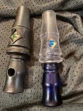 2 vintage Faulk's plastic  Duck Calls