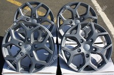 16" Grey Cobra Alloy Wheels Fiat Renault Citroen Peugeot Motorhome 5x130 Pcd