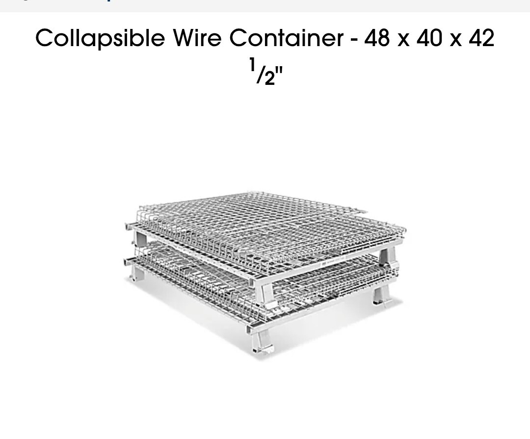 Collapsible Wire Container 