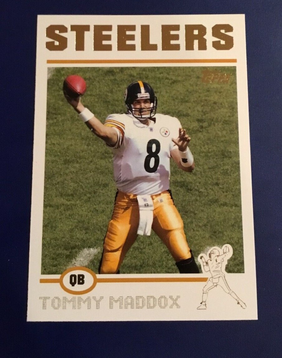 2004 Topps Collection # 36 TOMMY MADDOX Pittsburgh Steelers GOLD