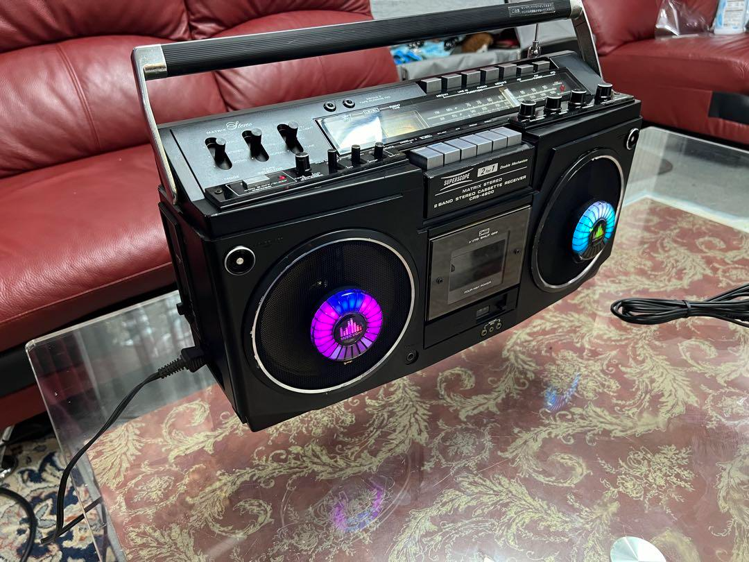Marantz Superscope CRS-4800 Boombox Radio Cassette Player Working