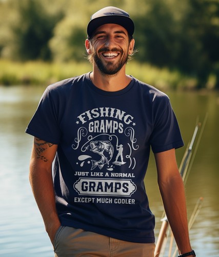Fishing Gramps Just Like Me t-shirt - Funny and Experienced! Funny t-shirt, Unis - Picture 16 of 90