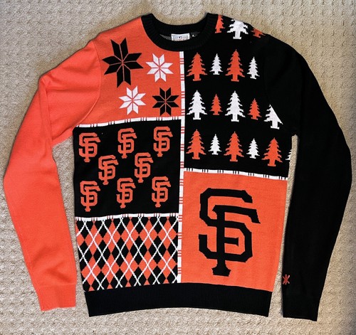 SF Giants Mens LARGE Ugly Sweater 