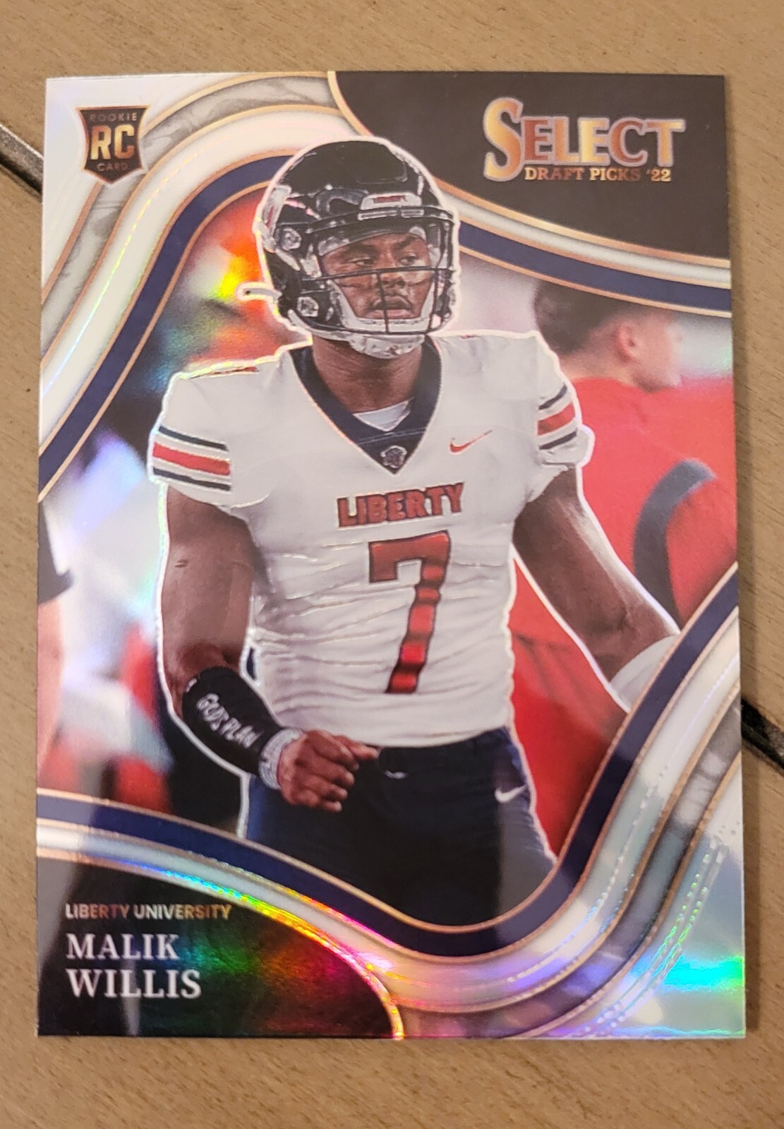Malik Willis 2022 Select Draft Field Level Rookie RC Silver Prizm