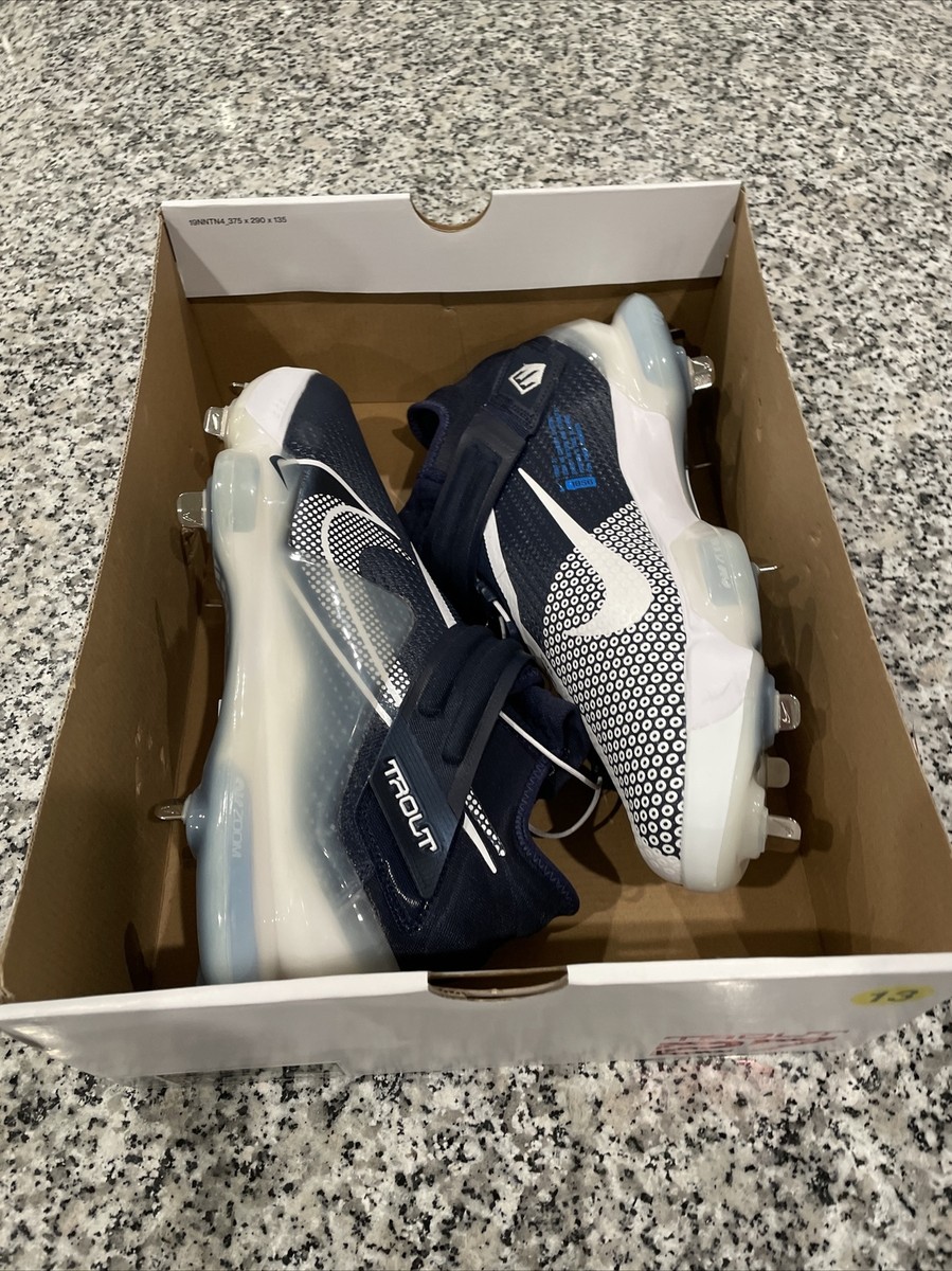 Nike Force Zoom Trout 7 Metal Spikes Photo Blue 13 Baseball