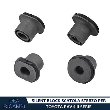 KIT SUPPORTI BOCCOLE SILENTBLOCK SCATOLA STERZO TOYOTA RAV 4 II 00-05 BSTY074 - Imagen 2 de 4