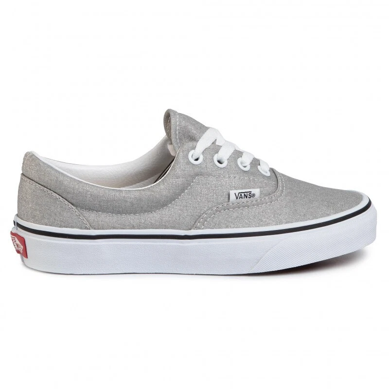 Vans Era VN0A4U39X1K1 Women Silver True White Skateboard Shoes