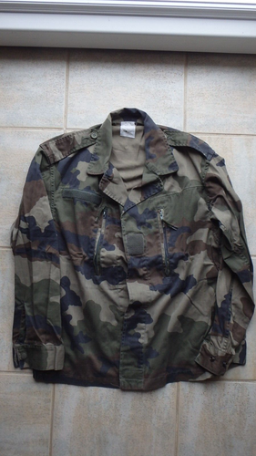 Veste De Combat Treillis Militaire Français - Modèle 1972 - État Comme Neuf - Taille 92 C
