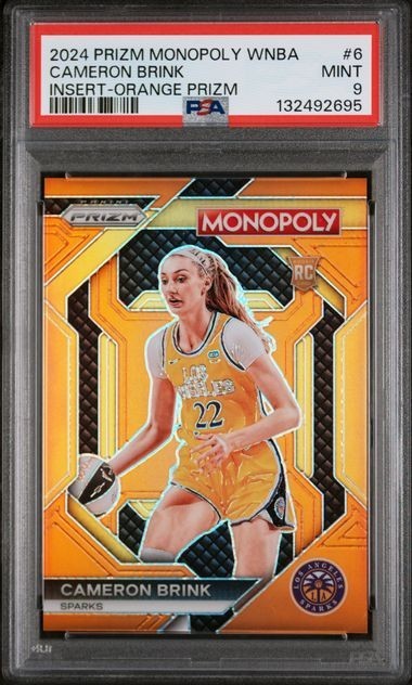 Cameron Brink - 2024 Panini Prizm RC Monopoly WNBA #WNBA6 Orange Prizm #d /124
