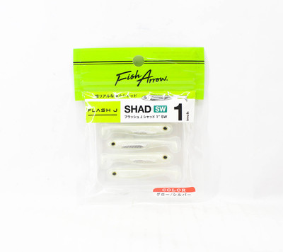 Fish Arrow Soft Lure Flash J Shad SW 1 Inch 5 Piece per pack 109 (8536)