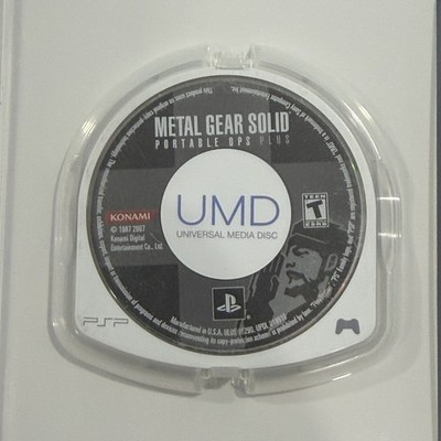 Metal Gear Solid Portable Ops Plus (Sony PSP, 2007) Loose UMD Only TESTED