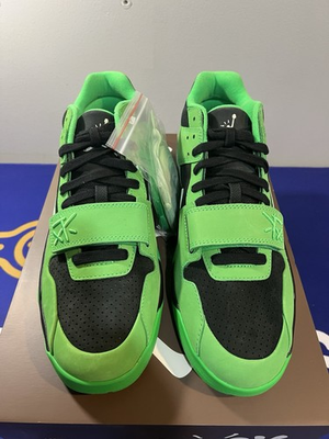 #ad Jordan Travis Scott CJ 1 T Rexx Jumpman Jack Green Spark Size 11.5 $200.00