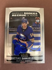 2021-22 OPC O-Pee-Chee Platinum Marquee Rookie MATTIAS SAMUELSSON #264 RC Sabres