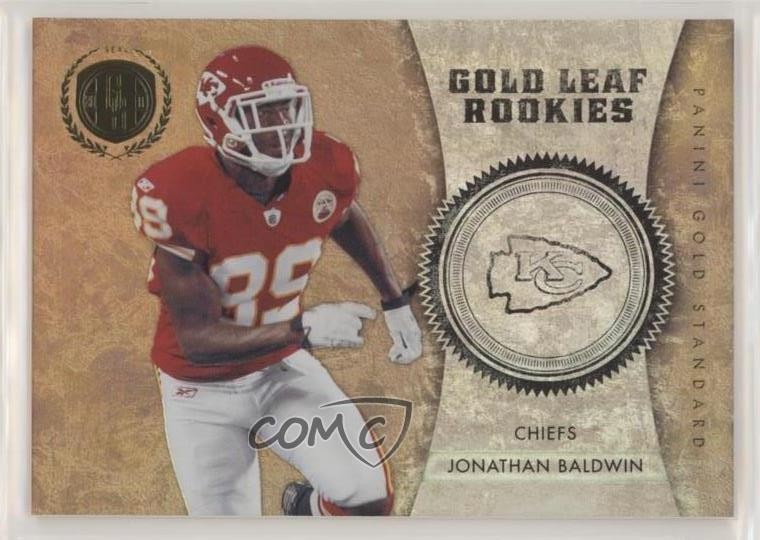 2011 Panini Gold Standard Gold Leaf Rookies 282/299 Jonathan Baldwin #9 RC 0l2