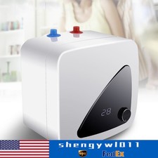 1500W 8L Electric Hot Water Heater 110V Small Compact Tank Bathroom Shower