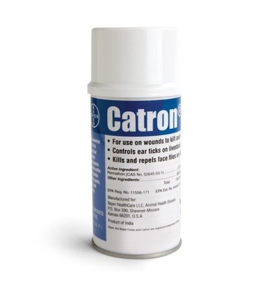 Bayer Catron IV Worm Spray 10 oz. Fly Maggots Ear Tick Spray for Livestock