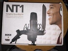 Rode NT1 Complete Recording Kit Cardioid Condenser Mic w/ Shock Mount