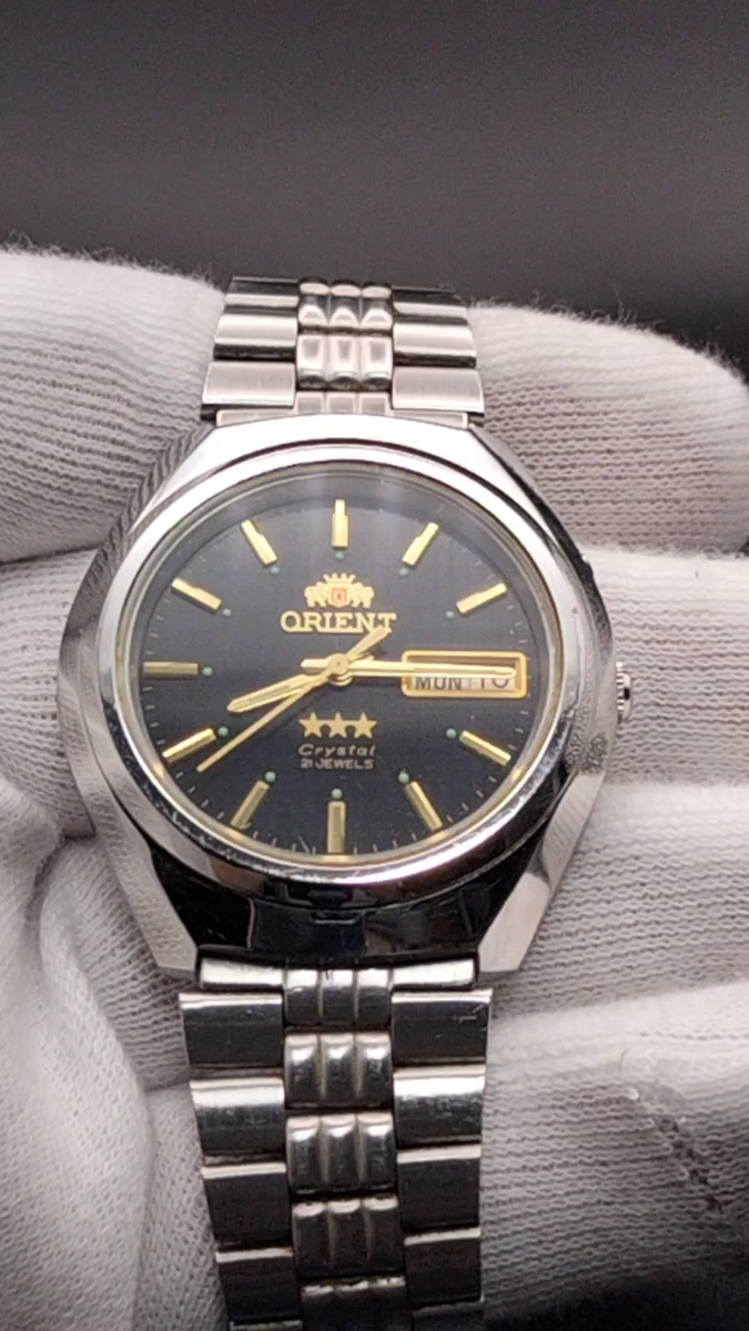 Orient 3 Star 21 Jewels 469WB8-71CA Automatic Men's Watch, Working