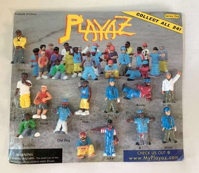 Vintage My Playaz Series One 12 Figure Set New on Card NOS Blister Separation