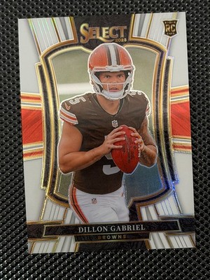 2025 Panini Select - Premier Level Dillon Gabriel #154 White Prizm /35 (RC)