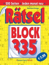 Rätselblock 335 Eberhard Krüger