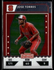 2021 Panini Elite Extra Edition #CTO-JT Jose Torres College Tickets Optic 3002G