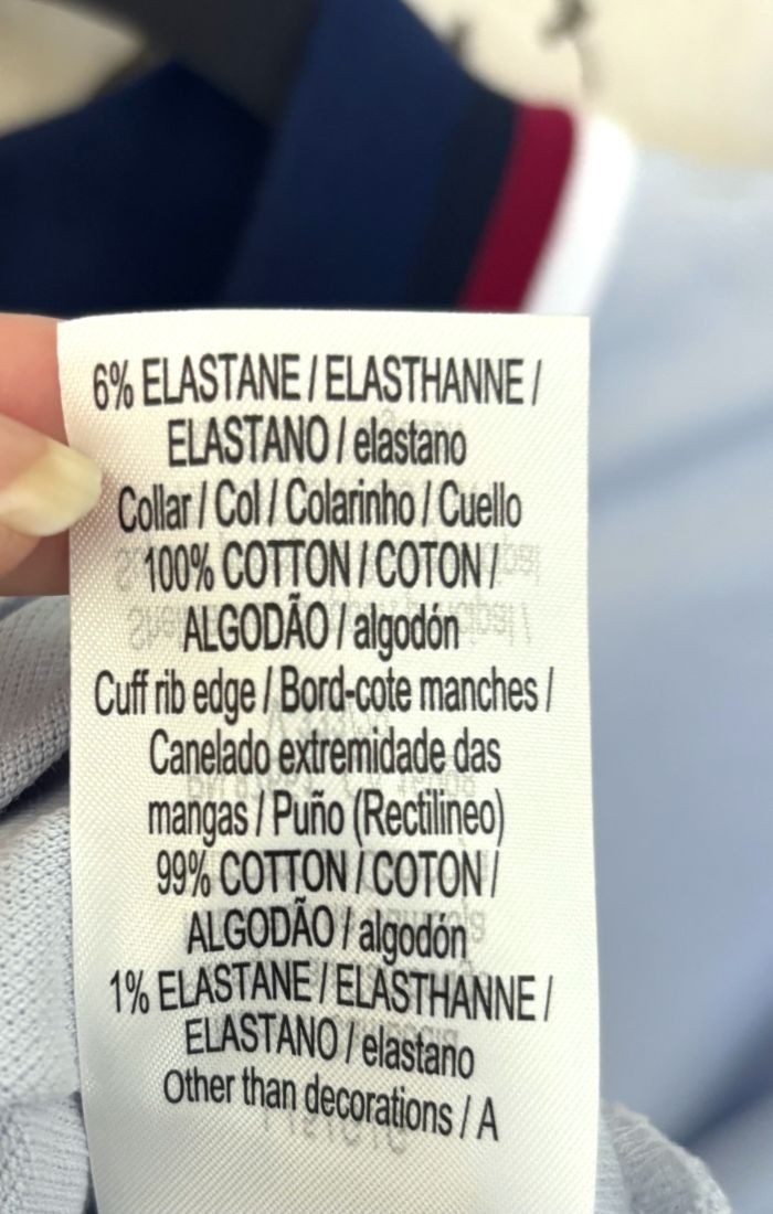 Men's Large Lacoste Classic Fit Striped Trim Phoenix Light Blue Polo NWT thumbnail 8