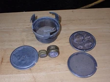 6-pieces Vintage 2 1/4" L & R Watchmakers Watch Parts Cleaning Basket VG used #6