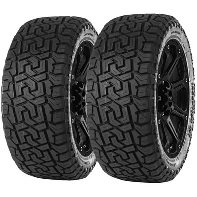 (QTY 2) 33/1250R24 Gripmax Inception X/T 110S LRF Black Wall Tires
