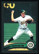 Cliff Pennington Oakland Athletics 2011 Topps Black #353 SN /60