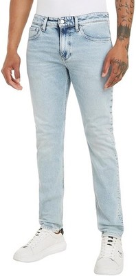 Calvin Klein Herren Jeans Slim Taper Slim Fit Blau Hell W31/L34