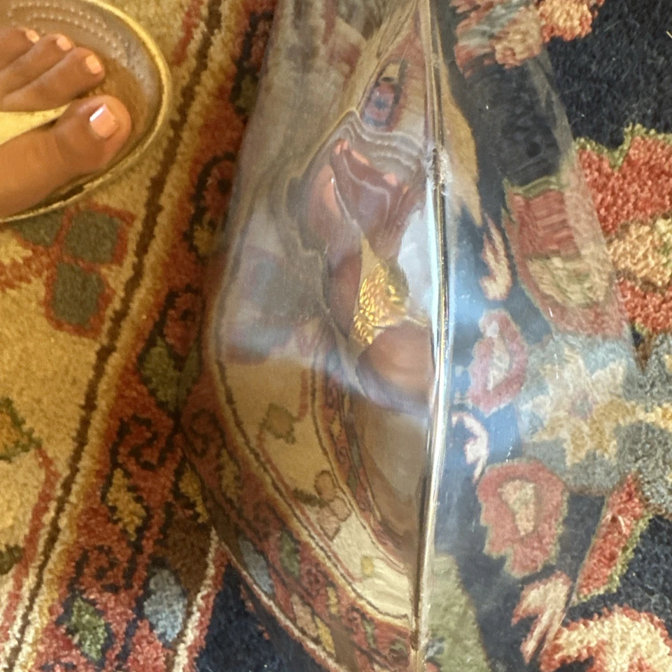 Модернистская ваза Michael Aram 18 дюймов нержавеющая сталь хром MCM винтажная абстрактная пара - Изображение 3 из 4