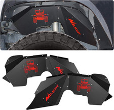 Front Inner Fender Liners Compatible with 2007-2018 Wrangler JK  JKU Unlimited